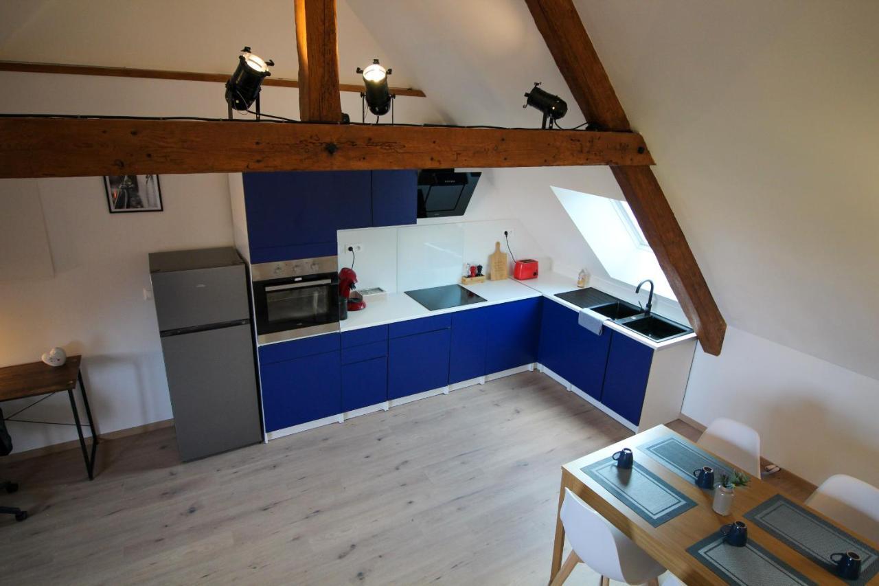 Ferienwohnung Au toit de l’Alsace - Loft au pied des Vosges Wattwiller Exterior foto