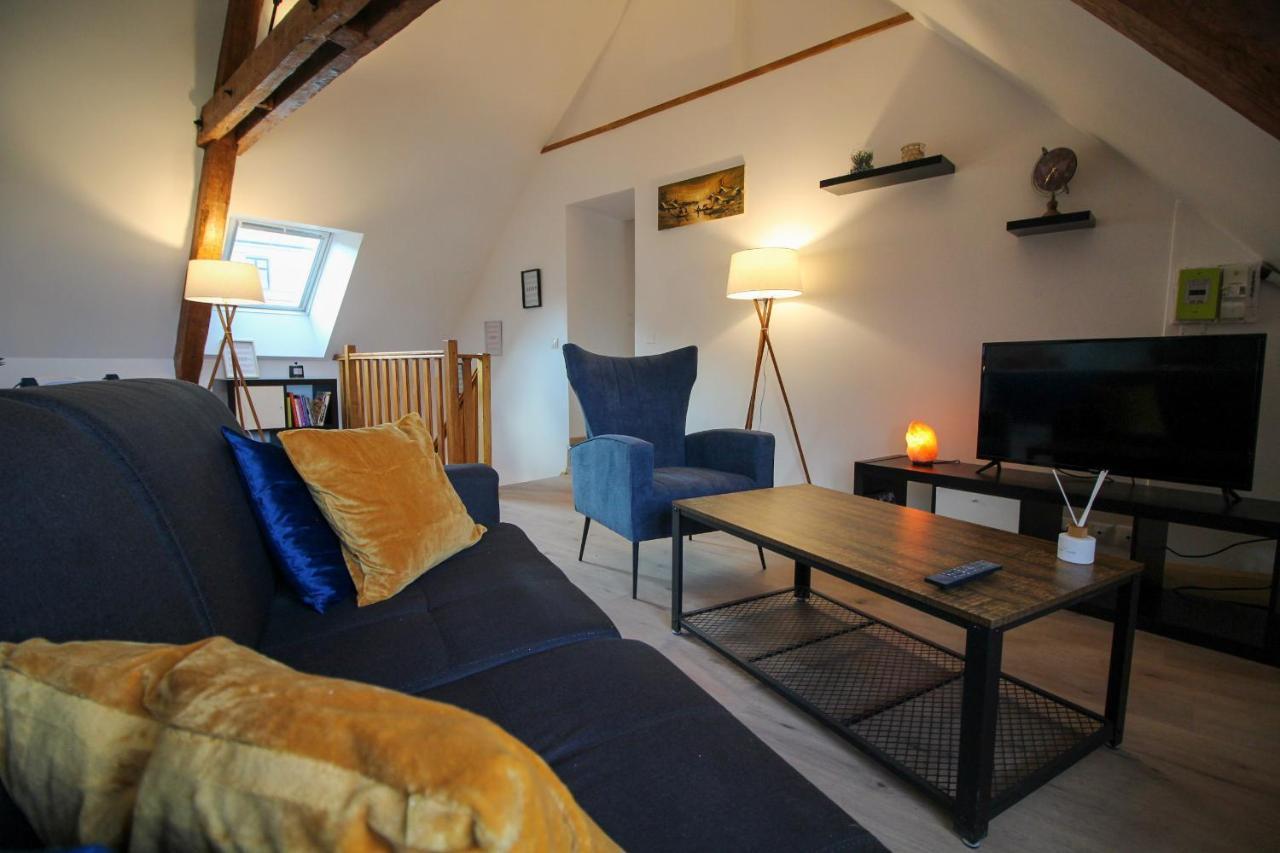 Ferienwohnung Au toit de l’Alsace - Loft au pied des Vosges Wattwiller Exterior foto