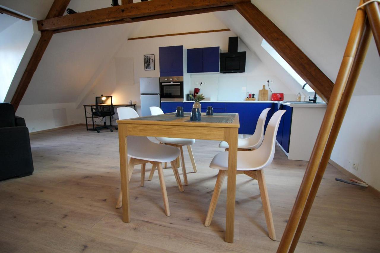 Ferienwohnung Au toit de l’Alsace - Loft au pied des Vosges Wattwiller Exterior foto