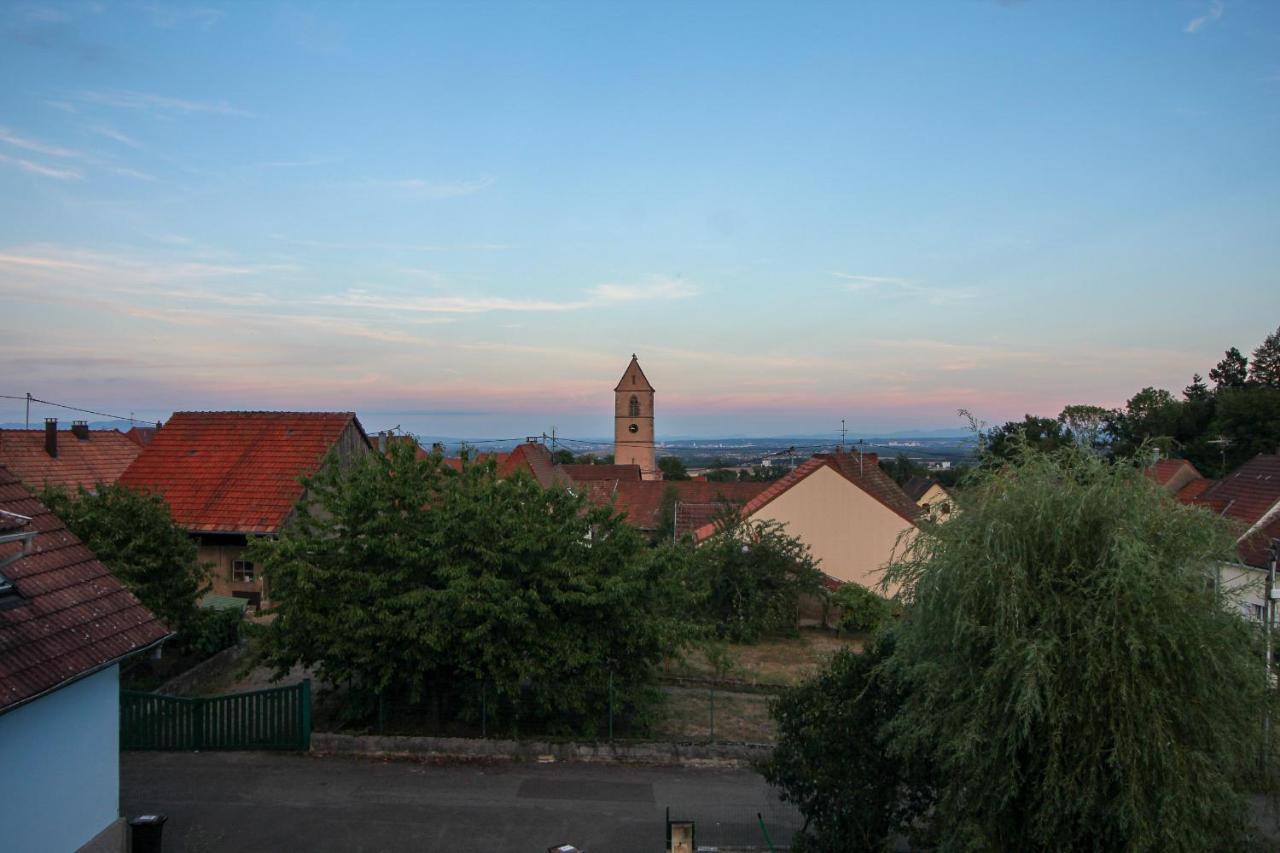 Ferienwohnung Au toit de l’Alsace - Loft au pied des Vosges Wattwiller Exterior foto