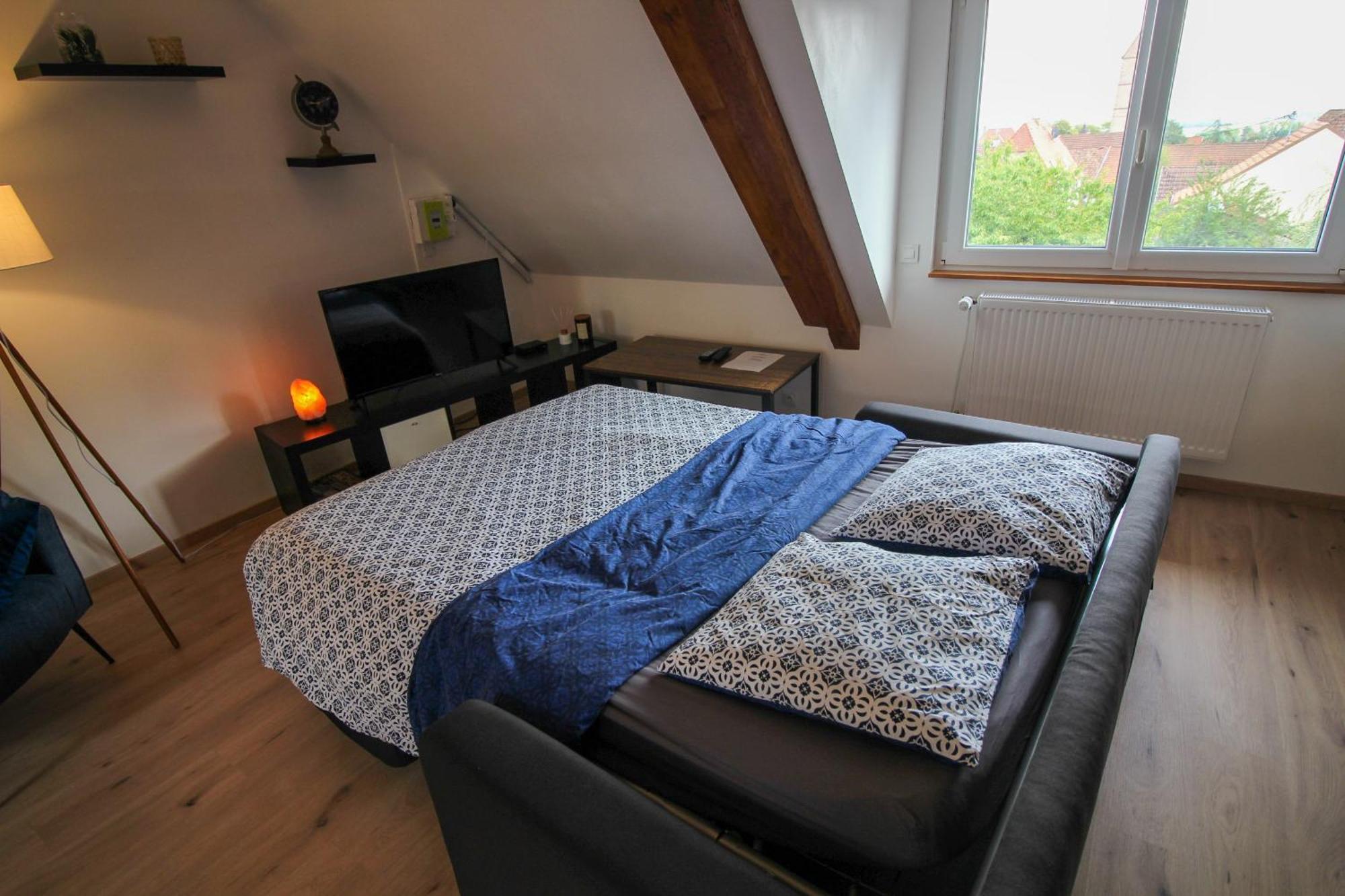 Ferienwohnung Au toit de l’Alsace - Loft au pied des Vosges Wattwiller Exterior foto