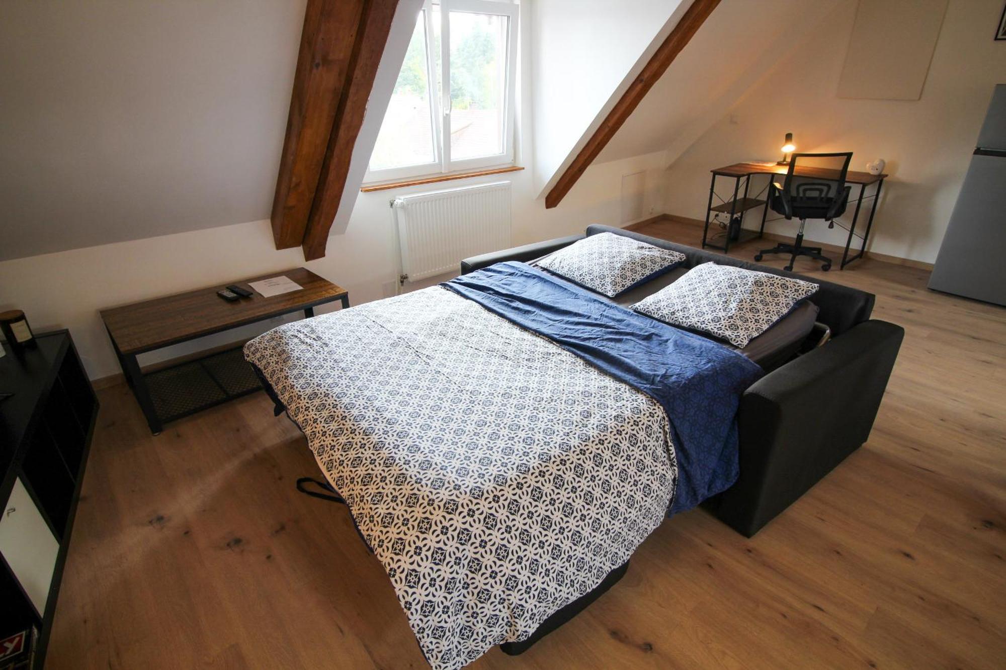 Ferienwohnung Au toit de l’Alsace - Loft au pied des Vosges Wattwiller Exterior foto